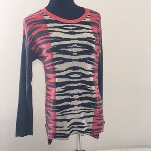 Animal print sweater